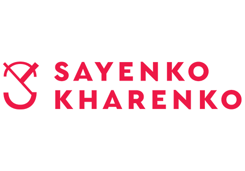 Sayenko Kharenko — логотип клієнта QubeSoft (юридична компанія)